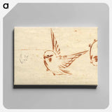 Hokusai's bird - Katsushika Hokusai Canvas.