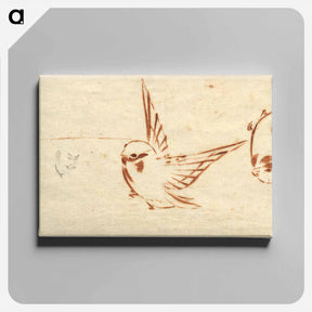 アートパネル-Hokusai's bird - 葛飾 北斎 Canvas.