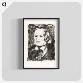 アートポスター-Portrait of Richard Wagner - ピエール オーギュスト ルノワール Poster.