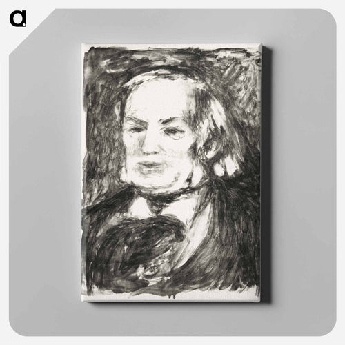 Portrait of Richard Wagner - Pierre-Auguste Renoir Canvas.