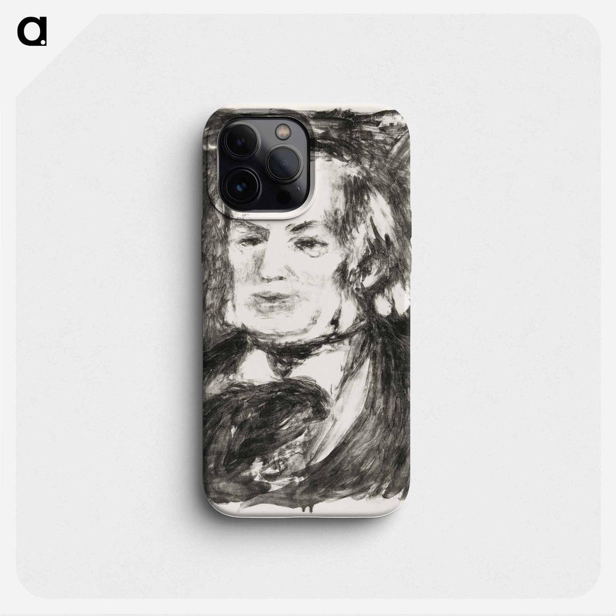 Portrait of Richard Wagner - ピエール オーギュスト ルノワール Phone Case.