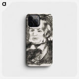 Portrait of Richard Wagner - Pierre-Auguste Renoir Phone Case.