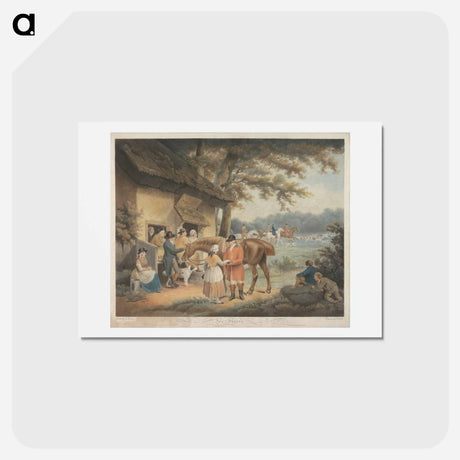 アートポストカード-Fox Hunting
 - イェール大学アートギャラリー Postcard.