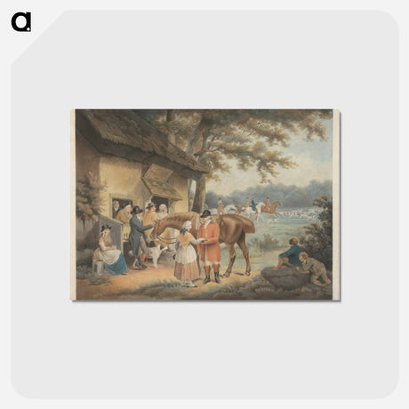 アートポストカード-Fox Hunting
 - イェール大学アートギャラリー Postcard.