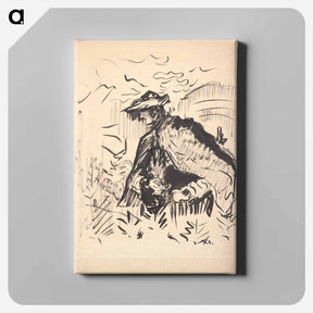 アートパネル-Mountaineer - アーノルド ピーター ワイズ クビンチャン Canvas.