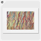 アートポスター-Glitch Pattern Remix
 - 大英図書館 Poster.
