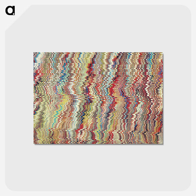 アートポストカード-Glitch Pattern Remix
 - 大英図書館 Postcard.