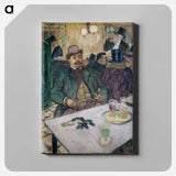 アートパネル-Monsieur Boileau at the Café
 - クリーブランド美術館 Canvas.
