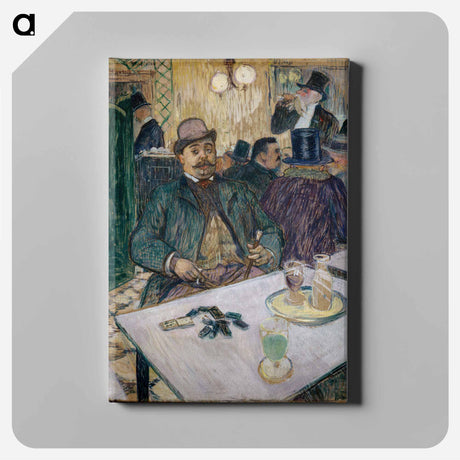 アートパネル-Monsieur Boileau at the Café
 - クリーブランド美術館 Canvas.