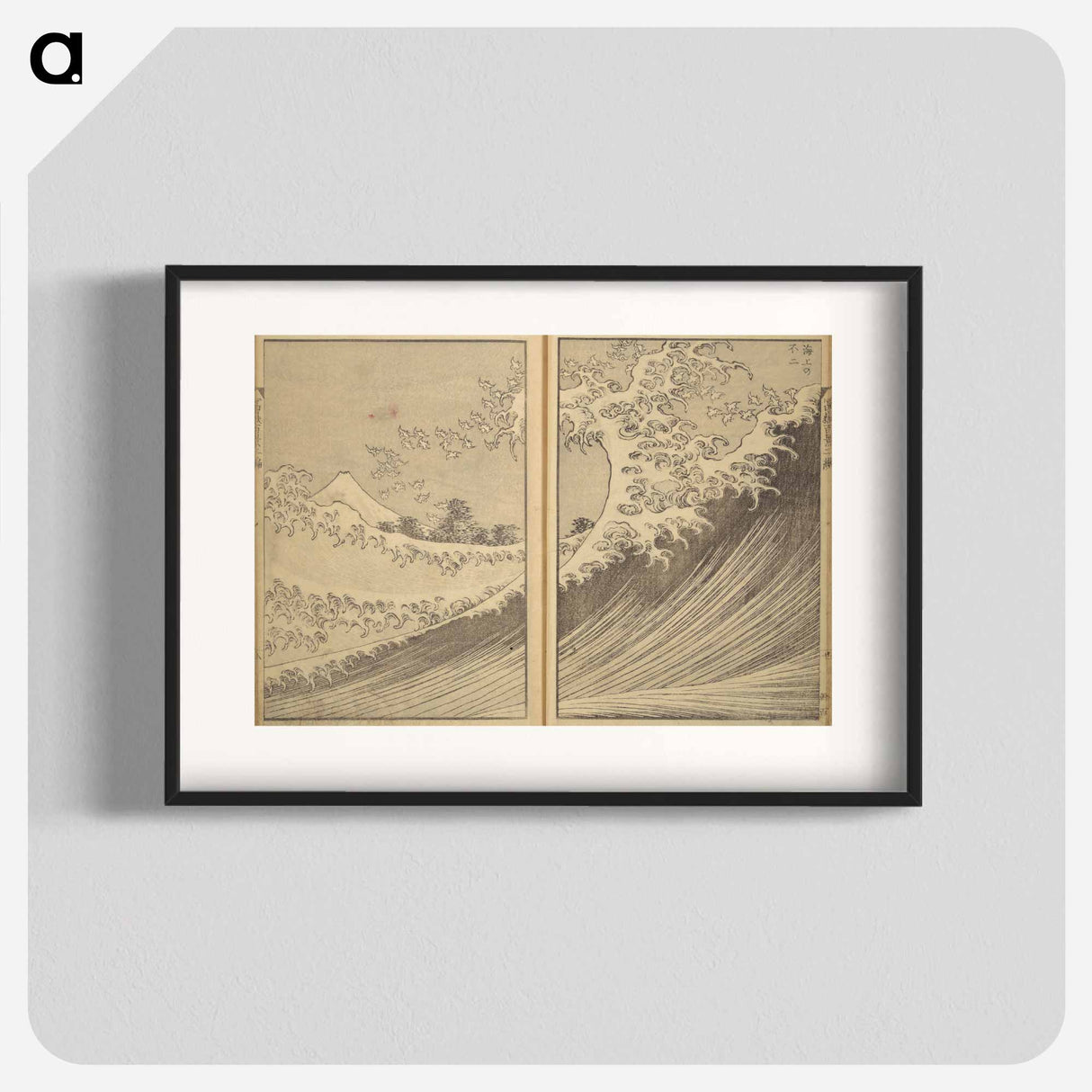 アートポスター-Katsushika Hokusai's One Hundred Views of Mount Fuji - 葛飾 北斎 Poster.