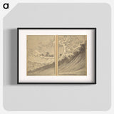 アートポスター-Katsushika Hokusai's One Hundred Views of Mount Fuji - 葛飾 北斎 Poster.