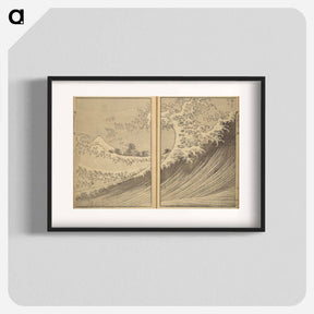 アートポスター-Katsushika Hokusai's One Hundred Views of Mount Fuji - 葛飾 北斎 Poster.