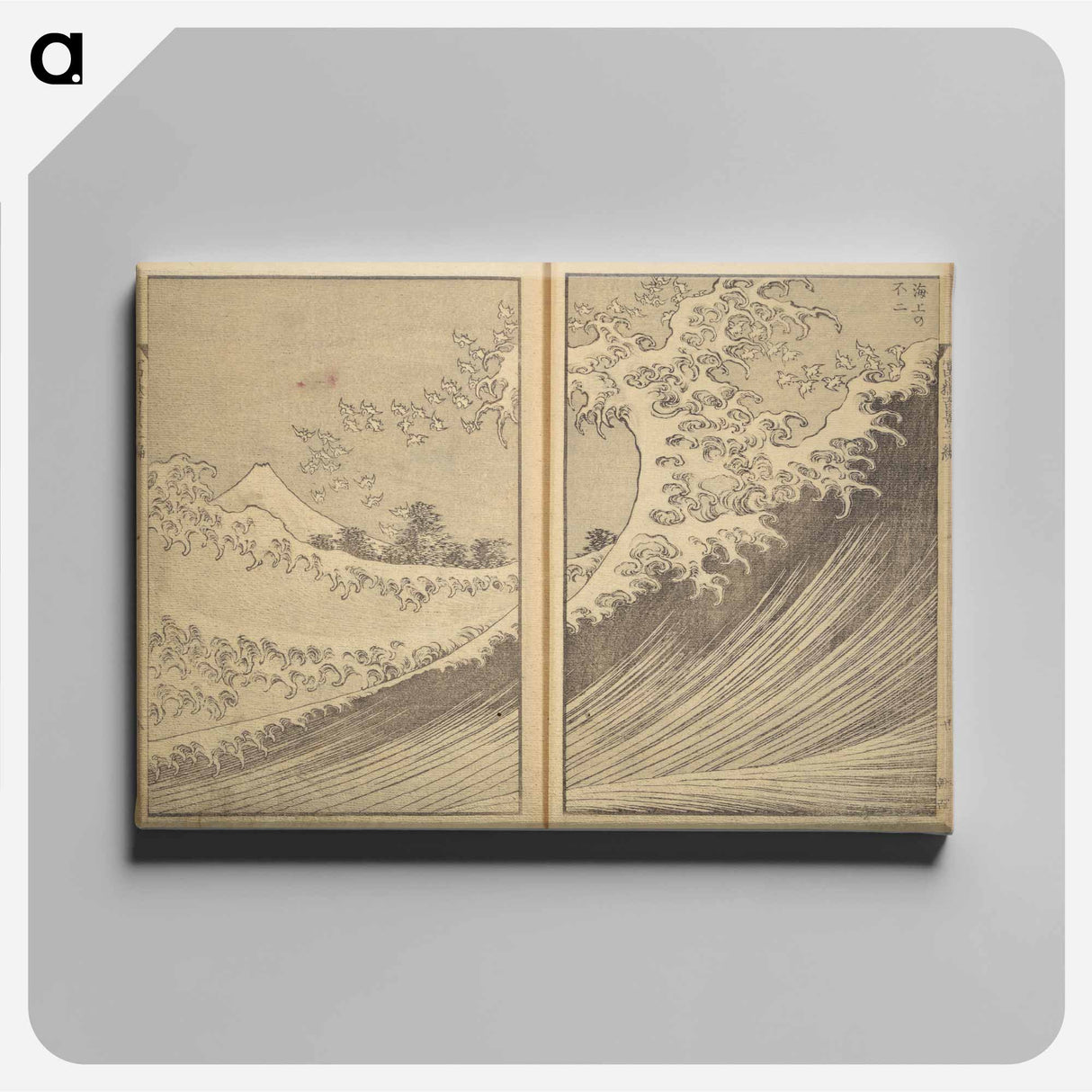 Katsushika Hokusai's One Hundred Views of Mount Fuji - Katsushika Hokusai Canvas.