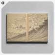 アートパネル-Katsushika Hokusai's One Hundred Views of Mount Fuji - 葛飾 北斎 Canvas.