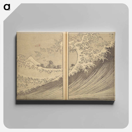 アートパネル-Katsushika Hokusai's One Hundred Views of Mount Fuji - 葛飾 北斎 Canvas.