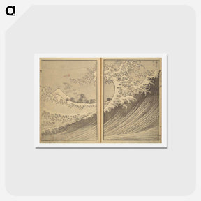 アートポストカード-Katsushika Hokusai's One Hundred Views of Mount Fuji - 葛飾 北斎 Postcard.