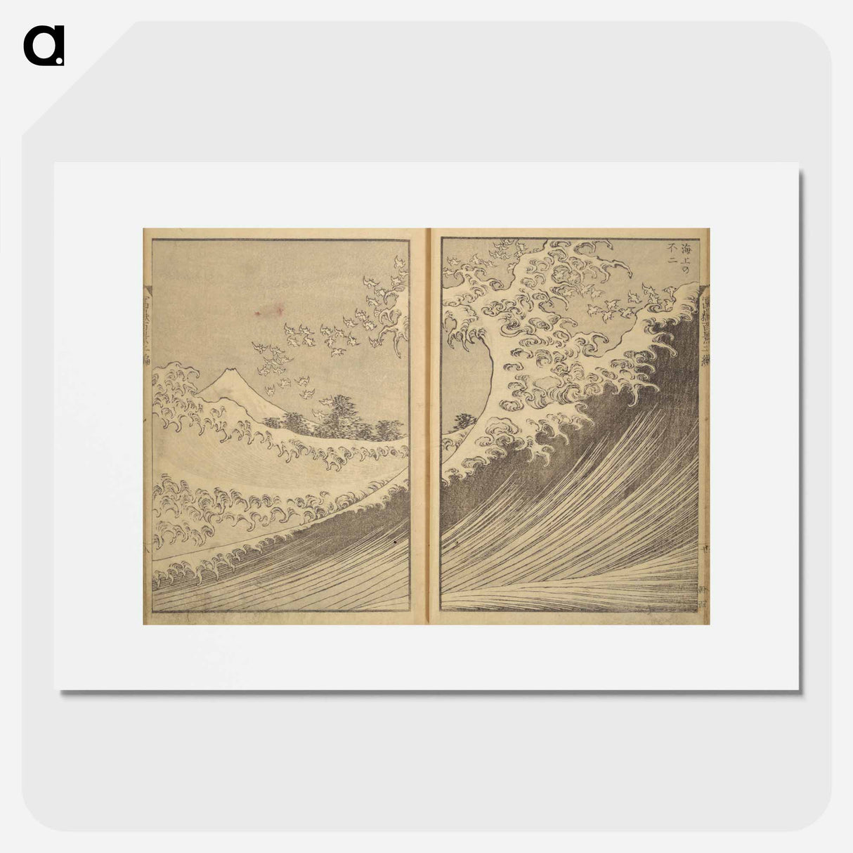 Katsushika Hokusai's One Hundred Views of Mount Fuji - 葛飾 北斎 Poster.