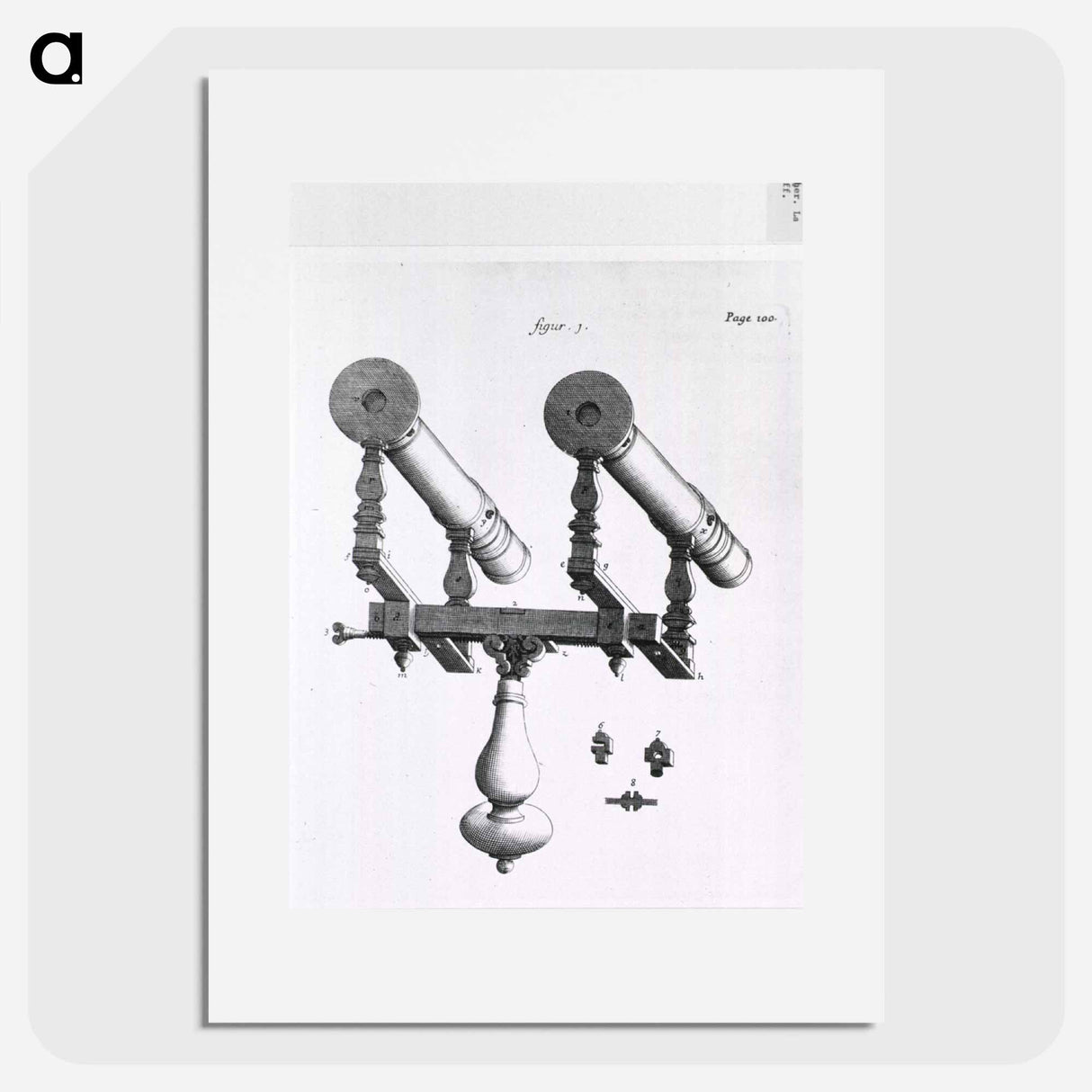 アートポスター-Binocular Telescope
 - 国立医学図書館 Poster.