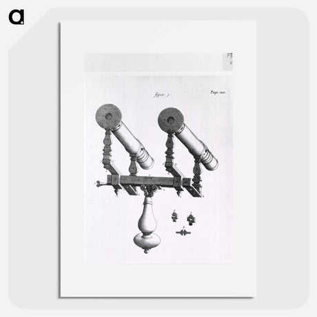 アートポスター-Binocular Telescope
 - 国立医学図書館 Poster.