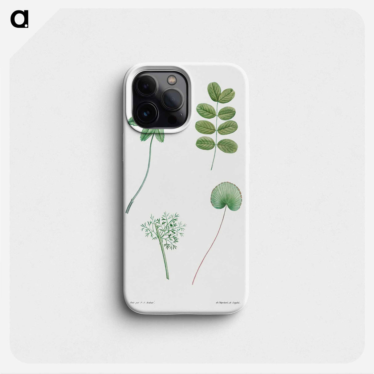 Tree leaf set - Pierre Joseph Redouté Phone Case.