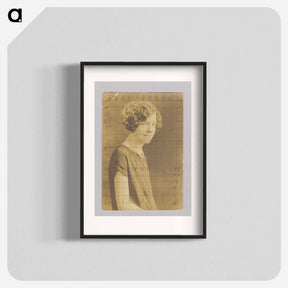 アートポスター-Gridded Woman
 - セントルイス美術館 Poster.