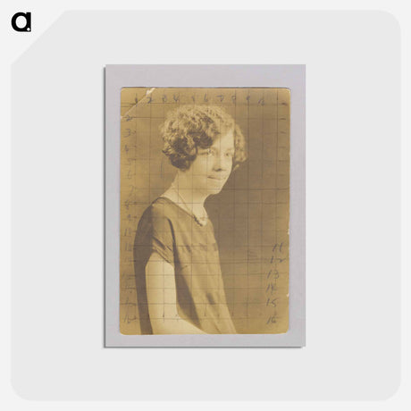アートポストカード-Gridded Woman
 - セントルイス美術館 Postcard.