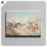 アートパネル-Steeplechasing: The Field Jumping in and Out of a Lane
 - イェール大学アートギャラリー Canvas.