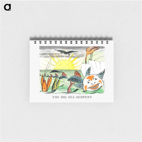 アートメモ帳-Sea Serpent Illustration
 - 大英図書館 Memo.