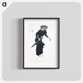 アートポスター-Woman with an Umbrella
 - クリーブランド美術館 Poster.