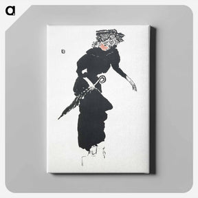 アートパネル-Woman with an Umbrella
 - クリーブランド美術館 Canvas.