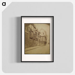 アートポスター-Rouen, Maison rue Saint-Romain
 - ウジェーヌ アジェ Poster.