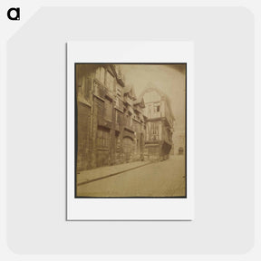 アートポストカード-Rouen, Maison rue Saint-Romain
 - ウジェーヌ アジェ Postcard.