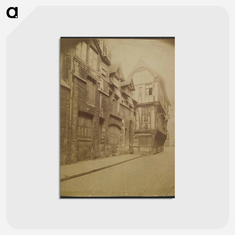 アートポストカード-Rouen, Maison rue Saint-Romain
 - ウジェーヌ アジェ Postcard.