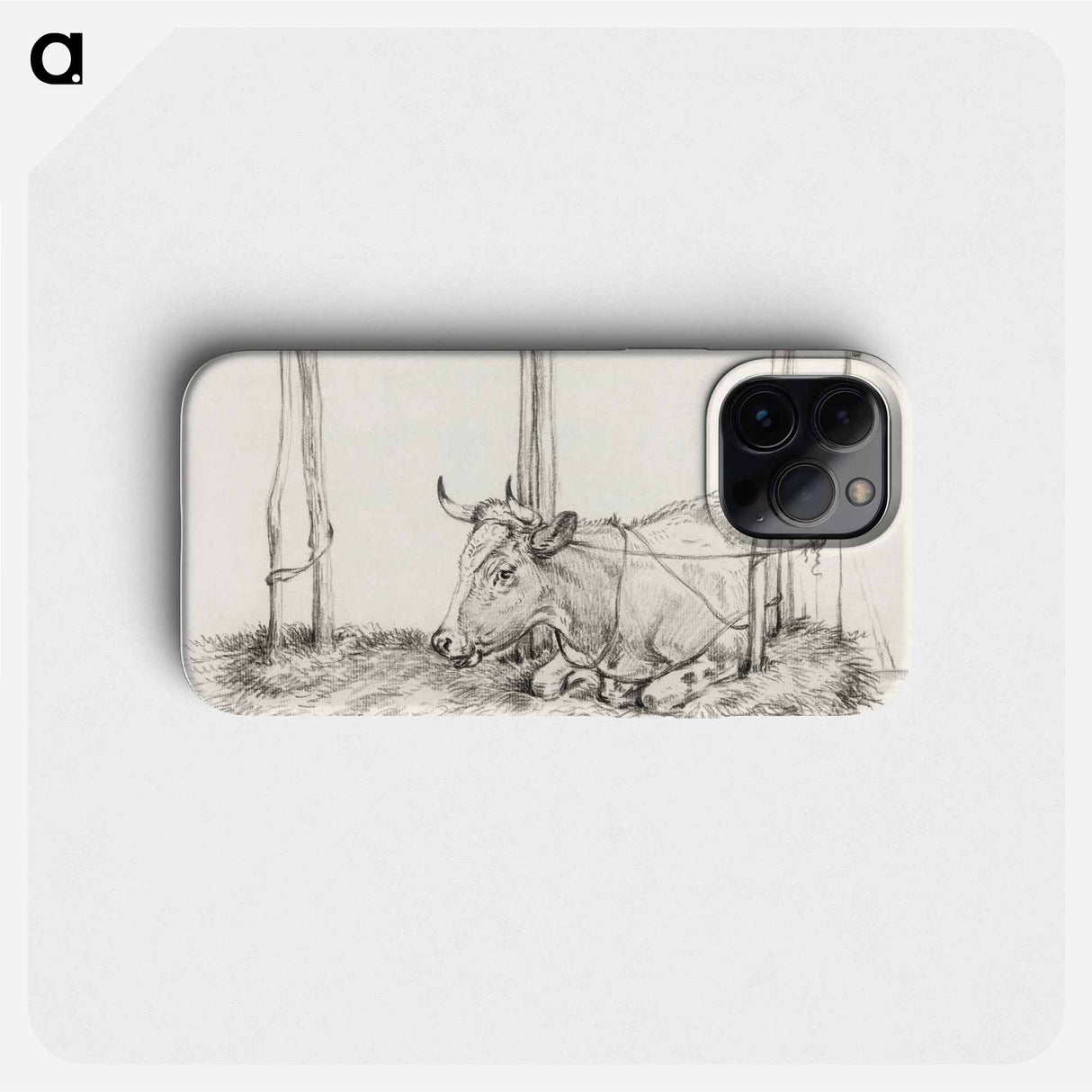 Lying cow - ジャン ベルナール Phone Case.