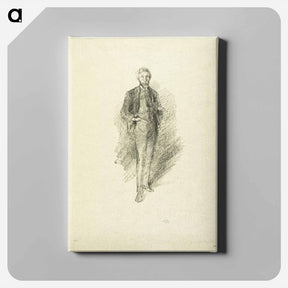 アートパネル-Joseph Pennell by James McNeill Whistler
 - ジョセフ ペネル Canvas.