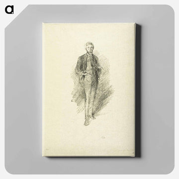Joseph Pennell by James McNeill Whistler
 - ジョセフ ペネル Canvas.