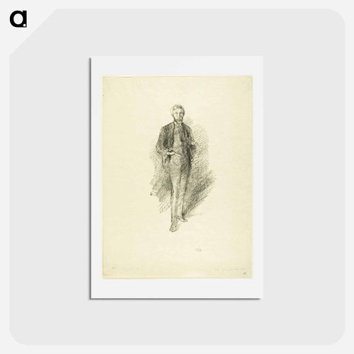 Joseph Pennell by James McNeill Whistler
 - ジョセフ ペネル Postcard.