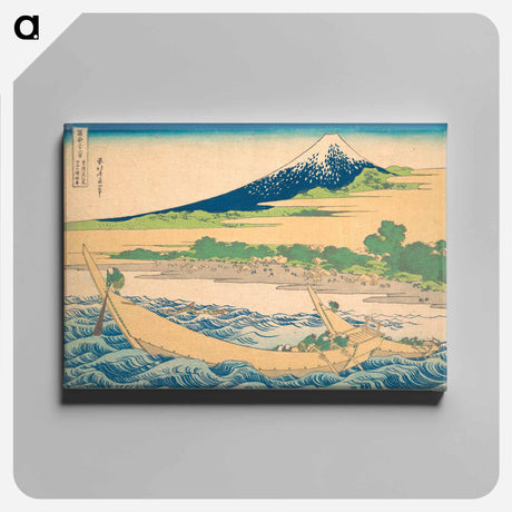 アートパネル-Hokusai's Tago Bay near Ejiri on the Tōkaidō - 葛飾 北斎 Canvas.