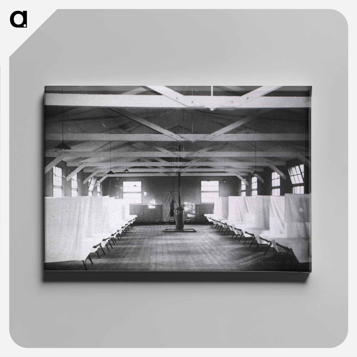 アートパネル-Contagious Ward, U.S. Army Base Hospital No. 204, Winchester, England
 - 国立医学図書館 Canvas.