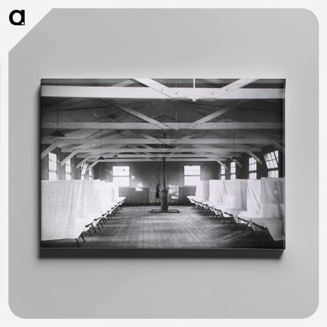 アートパネル-Contagious Ward, U.S. Army Base Hospital No. 204, Winchester, England
 - 国立医学図書館 Canvas.