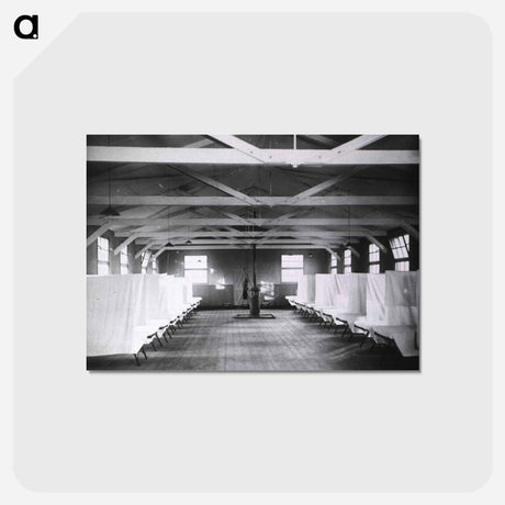 アートポストカード-Contagious Ward, U.S. Army Base Hospital No. 204, Winchester, England
 - 国立医学図書館 Postcard.