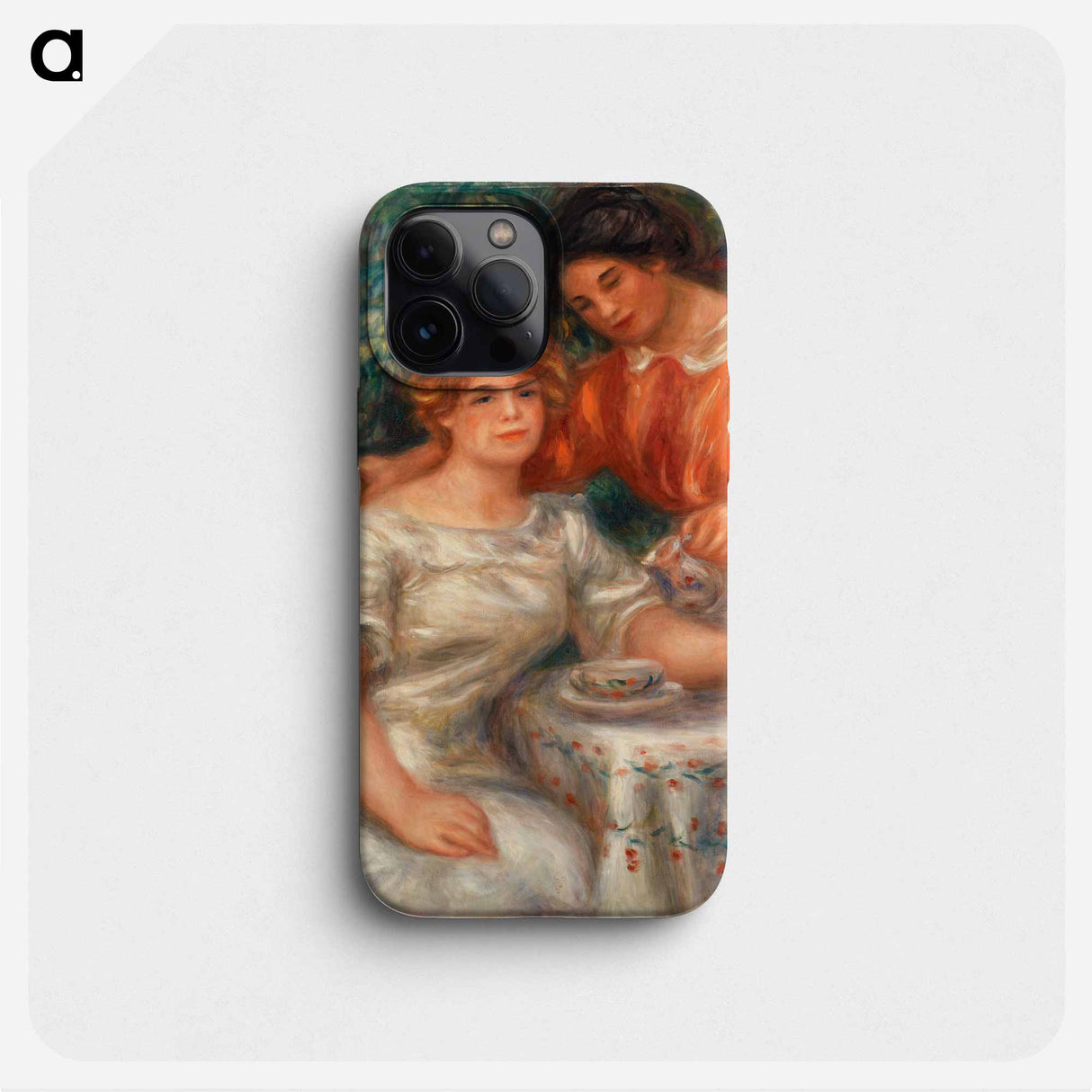 Tea Time - Pierre Auguste Renoir Phone Case.