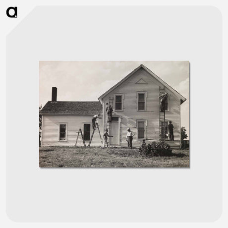 アートポストカード-Family Farmstead, Nebraska
 - セントルイス美術館 Postcard.