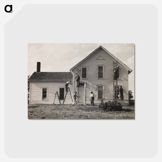 アートポストカード-Family Farmstead, Nebraska
 - セントルイス美術館 Postcard.
