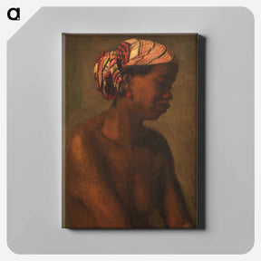 アートパネル-A Negress - トーマス エイキンズ Canvas.