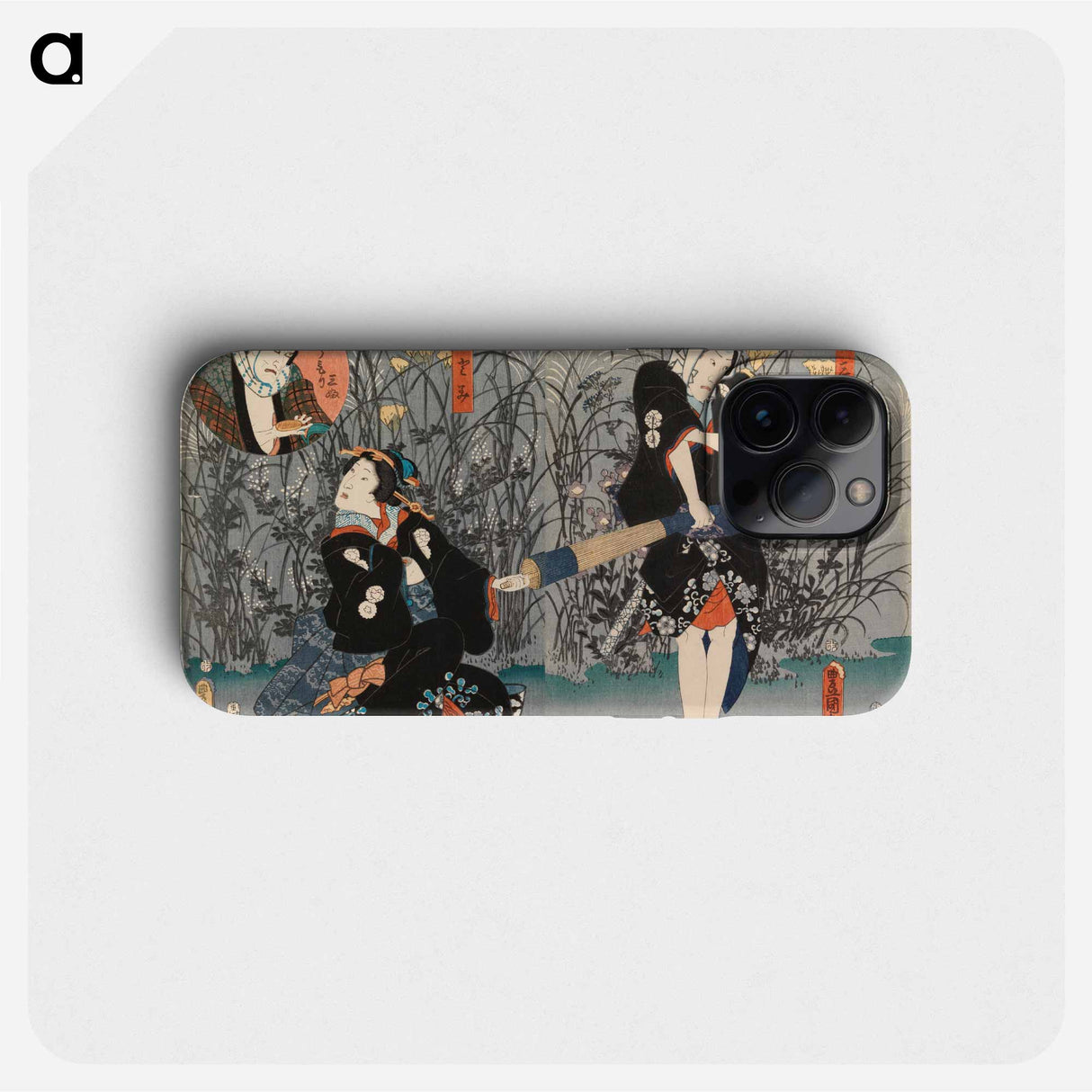 Actors Ichikawa Danjuro VIII and Onoe Baiko in the Play Genyadana
 - 歌川 国貞 Phone Case.