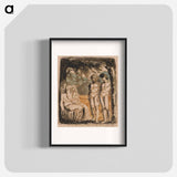 アートポスター-There Is No Natural Religion, Plate 1, Frontispiece (Bentley a1) - ウィリアム ブレイク Poster.
