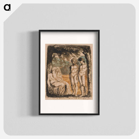 アートポスター-There Is No Natural Religion, Plate 1, Frontispiece (Bentley a1) - ウィリアム ブレイク Poster.