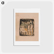 アートポストカード-There Is No Natural Religion, Plate 1, Frontispiece (Bentley a1) - ウィリアム ブレイク Postcard.