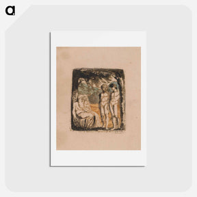 アートポストカード-There Is No Natural Religion, Plate 1, Frontispiece (Bentley a1) - ウィリアム ブレイク Postcard.